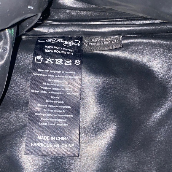 Authentic Vintage Ed Hardy Love Kills Slowly Skull Y2K Crossbody Handbag - Picture 9 of 9